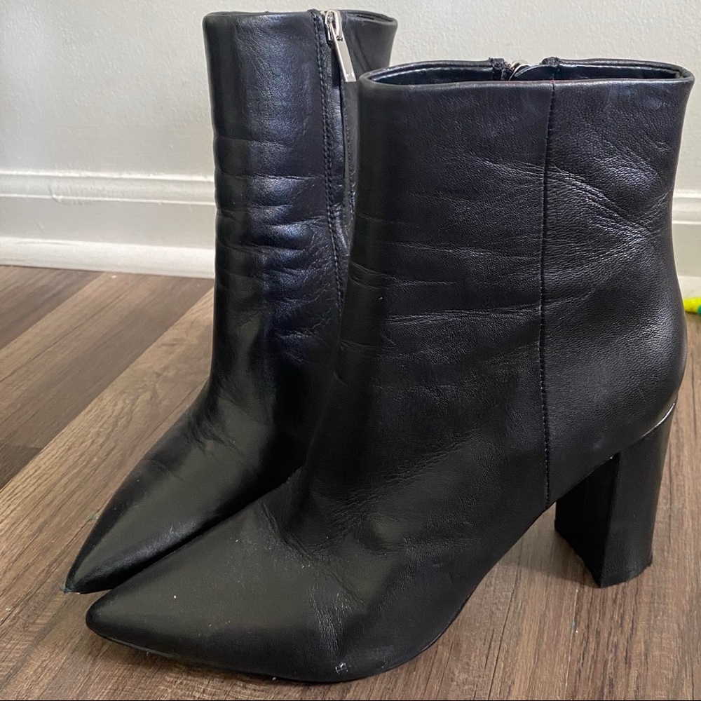 Marc fisher leather ankle boots